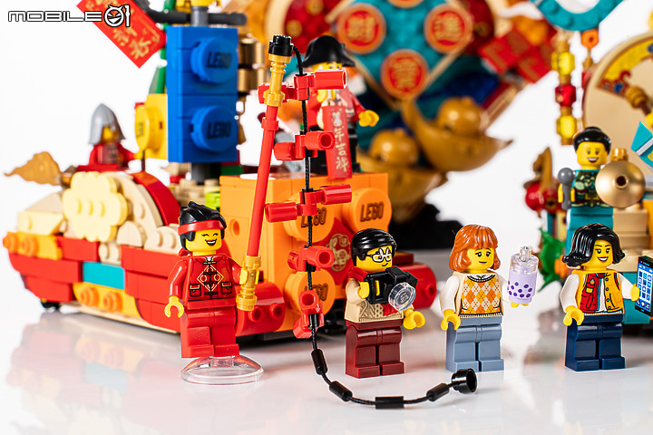 樂高LEGO新春系列「賀年擺飾」、「花車巡遊」開箱|觀賞把玩皆宜!