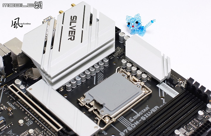 點我看大圖 BIOSTAR B760M-SILVER搭載13600K風冷效能實測