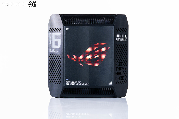 ROG Rapture GT6 電競 Mesh 無線分享器開箱試用 以炫目造型以及遊戲特化功能提供大範圍網路覆蓋