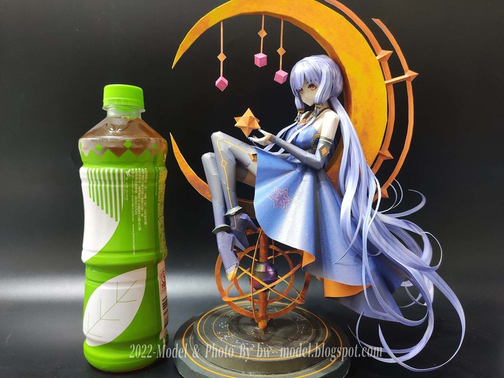 點我看大圖 VOCALOID 虛擬歌手 星塵Stardust 紙模型 製做 Paper Craft ペーパークラフト