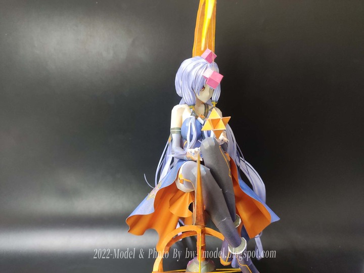 點我看大圖 VOCALOID 虛擬歌手 星塵Stardust 紙模型 製做 Paper Craft ペーパークラフト