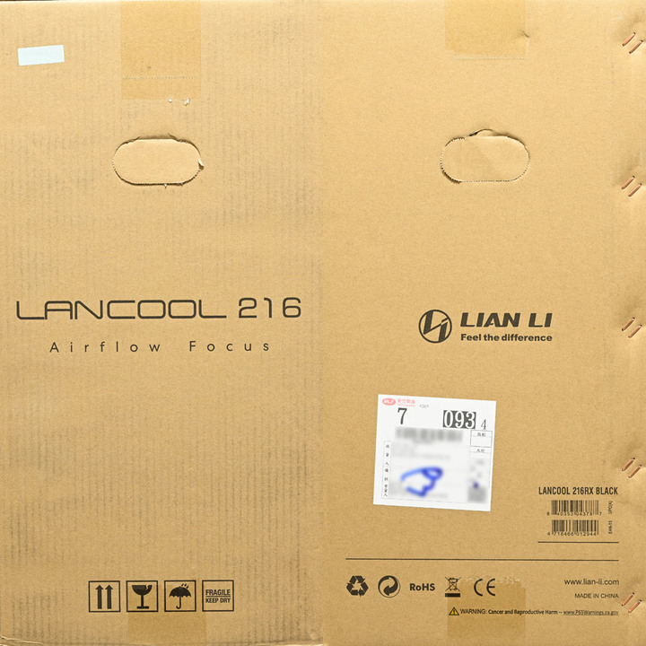 LIAN LI聯力LANCOOL 216 RGB機殼開箱