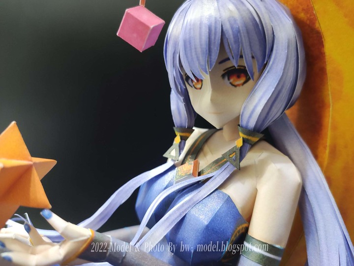 點我看大圖 VOCALOID 虛擬歌手 星塵Stardust 紙模型 製做 Paper Craft ペーパークラフト