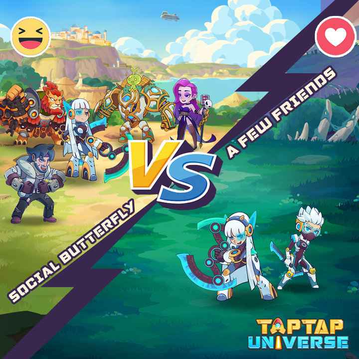 《英雄召喚師》TapTap Universe - Idle RPG 搶先體驗 設定可改繁中 | 加入銀河征服 成為傳奇召喚師 6v6 自走棋玩法 組建你的太空英雄小隊