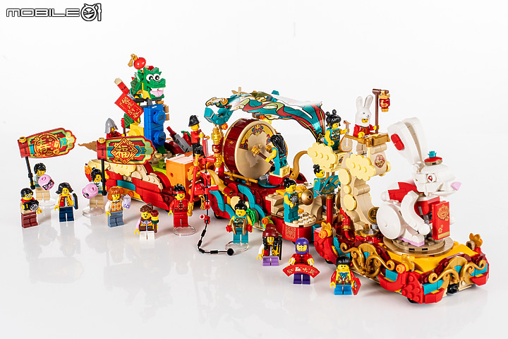 樂高LEGO新春系列「賀年擺飾」、「花車巡遊」開箱|觀賞把玩皆宜!