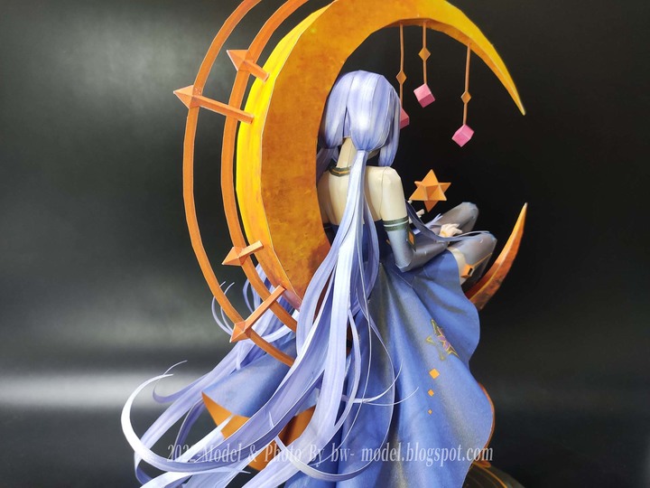 點我看大圖 VOCALOID 虛擬歌手 星塵Stardust 紙模型 製做 Paper Craft ペーパークラフト
