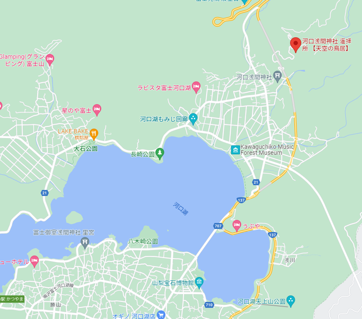 【小惡魔好玩兔U】挑望富士山的絕妙景點－富士河口湖／天空鳥居／河口淺間神社