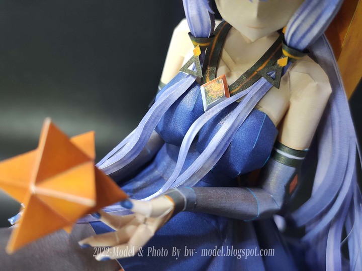 點我看大圖 VOCALOID 虛擬歌手 星塵Stardust 紙模型 製做 Paper Craft ペーパークラフト