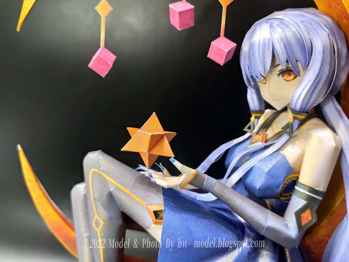 點我看大圖 VOCALOID 虛擬歌手 星塵Stardust 紙模型 製做 Paper Craft ペーパークラフト
