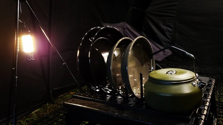 親子露營這樣玩，開箱千元有找電暖器