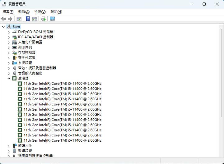 請問有沒有使用Intel第11代處理器Core i5-11400的同好?謝謝。
