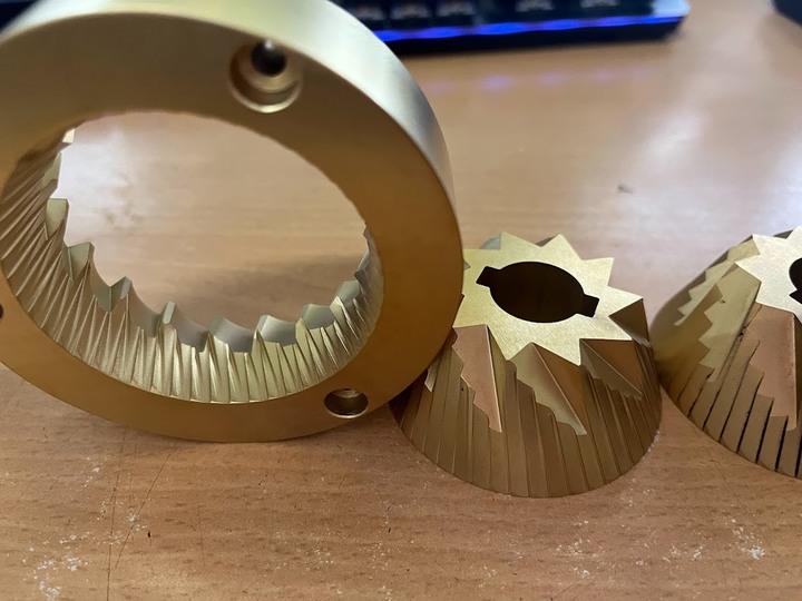 自製義式磨豆機及錐刀83MM