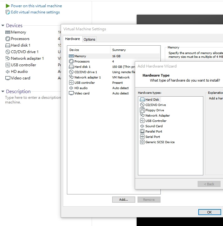 VMware Workstation TPM 設定問題請教