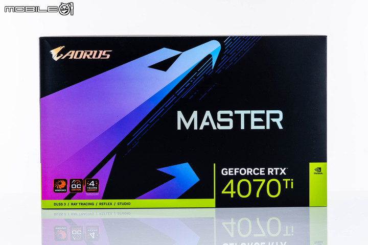 技嘉 AORUS GeForce RTX 4070 Ti 12GB MASTER 顯示卡開箱實測 以 300W 功耗上打前代旗艦 3090Ti
