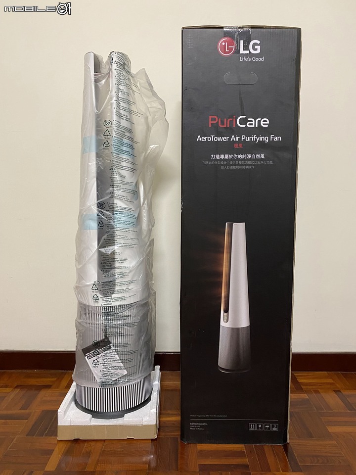 【試用】LG AeroTower 風革機，時尚的空氣淨化涼暖風扇