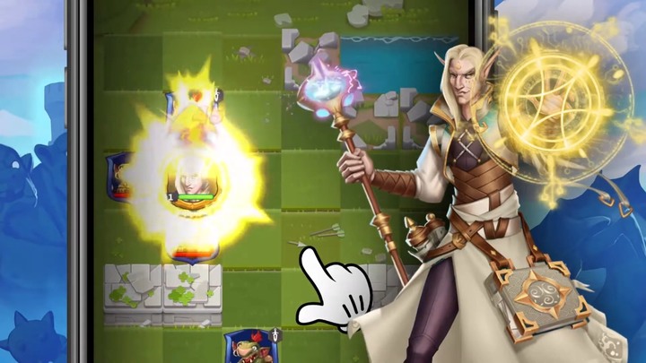 《Friends & Dragons》Puzzle RPG 原創戰棋策略解謎地下城冒險遊戲 | 集結由騎士、法師、盜賊和其他 20 個獨特職業組成的英雄隊伍 深入探索充滿怪物的地下城