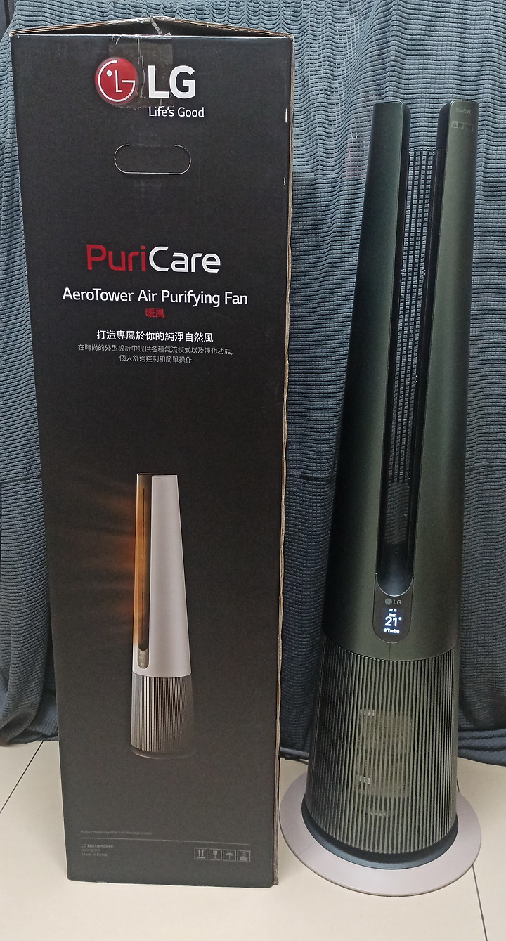 《LG PuriCare AeroTower 風革機》試用心得-abc2000