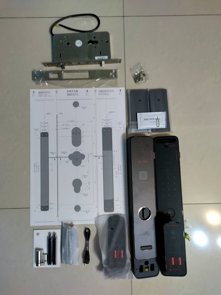 米家 電子門鎖 X 開箱+DIY安裝分享