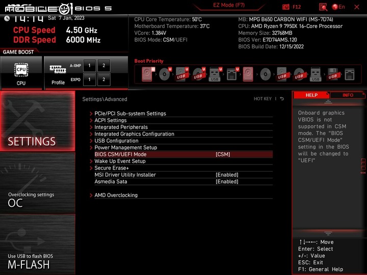 [心得]十年一換 AMD 7950X與MSI B650 Carbon