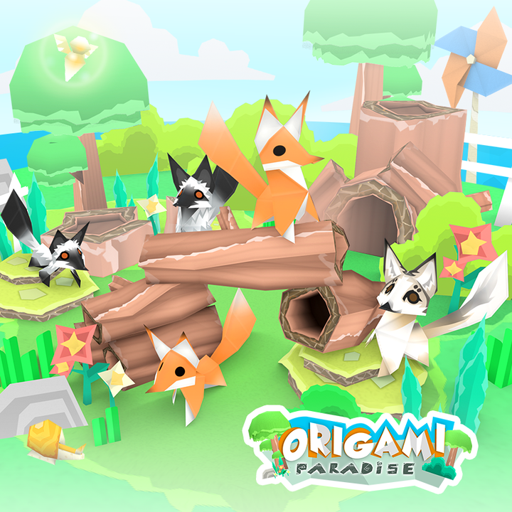 《摺紙島:悠遊樂園》Origami Paradise 動物摺紙題材的療癒系遊戲 1月11日 通知上線 | 建造屬於自己的摺紙世界 布置養成各式各樣可愛的摺紙動物