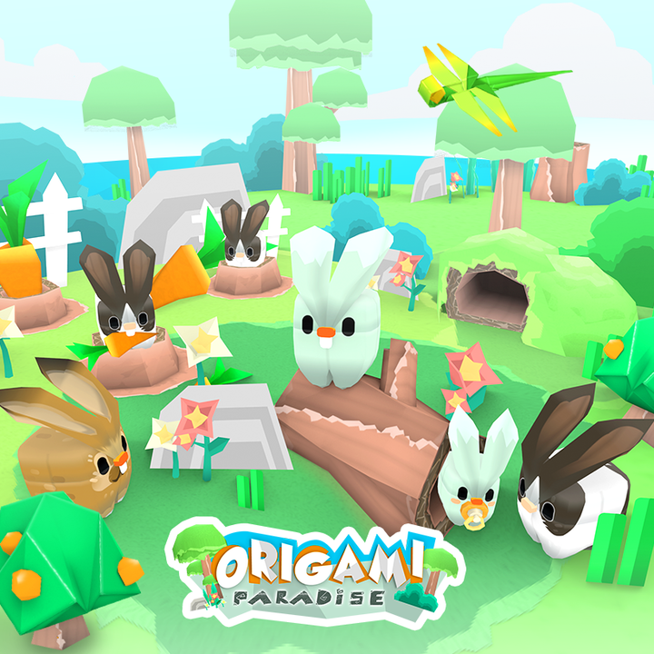 《摺紙島:悠遊樂園》Origami Paradise 動物摺紙題材的療癒系遊戲 1月11日 通知上線 | 建造屬於自己的摺紙世界 布置養成各式各樣可愛的摺紙動物