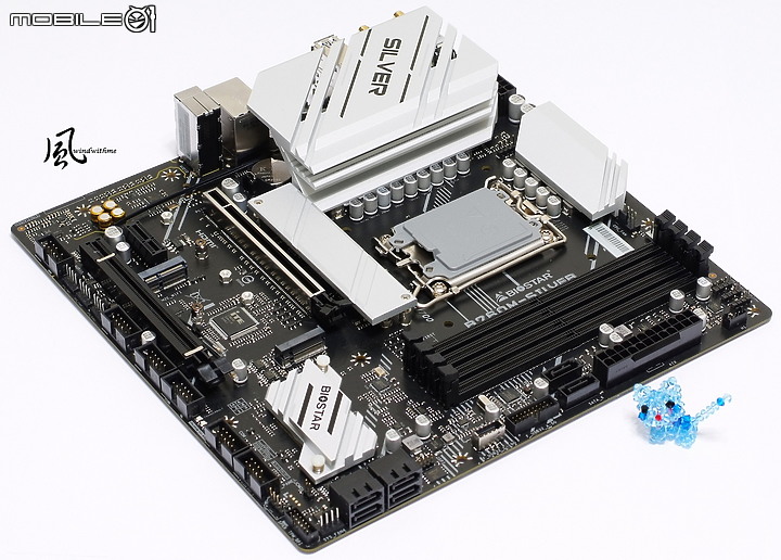 點我看大圖 BIOSTAR B760M-SILVER搭載13600K風冷效能實測