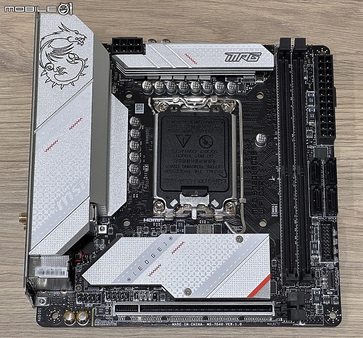 規格盡有 DDR4+雙 M.2 微星 ITX 小板 B760I EDGE DDR4 開箱