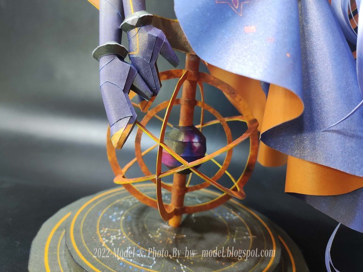 點我看大圖 VOCALOID 虛擬歌手 星塵Stardust 紙模型 製做 Paper Craft ペーパークラフト