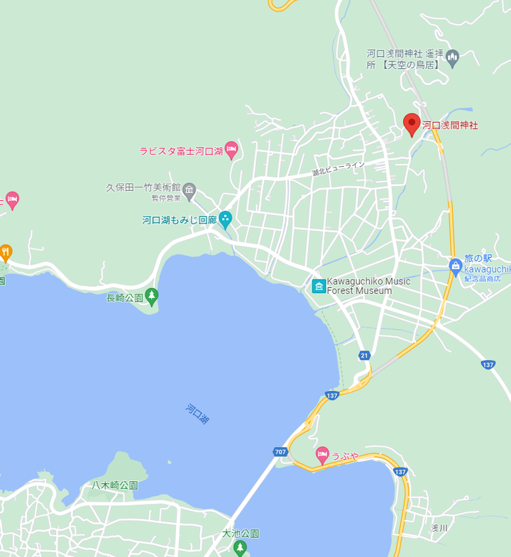 【小惡魔好玩兔U】挑望富士山的絕妙景點－富士河口湖／天空鳥居／河口淺間神社