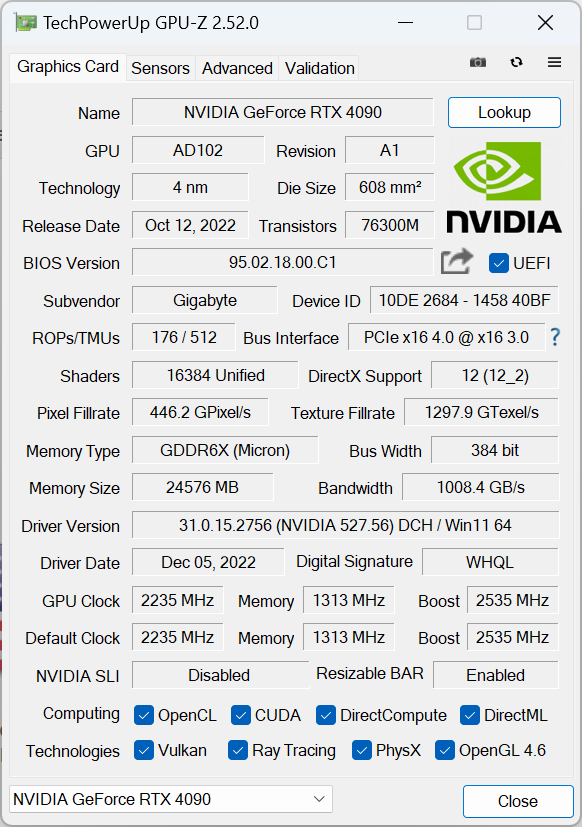 最強就是這樣:AMD Ryzen 9 7950X + NVIDIA RTX 4090