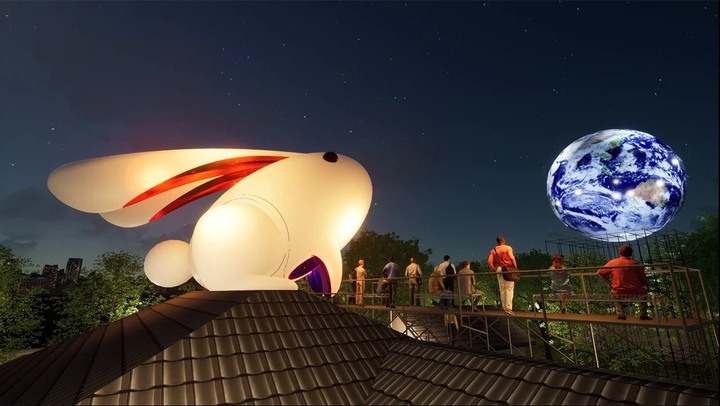 兔年超萌打卡點！「2023屏東燈節」3大燈區、白萌「光光兔」搶先亮相！