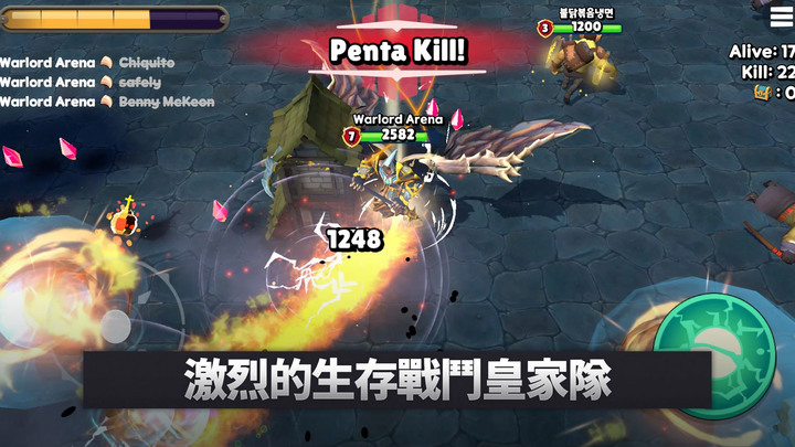 《Warlord Arena.io : Evolution》搶先體驗 超進化大逃殺動作遊戲 | 為生存而進化的英雄 獸人、精靈、巫師 吸收能量快速升級 Roguelike 隨機技能