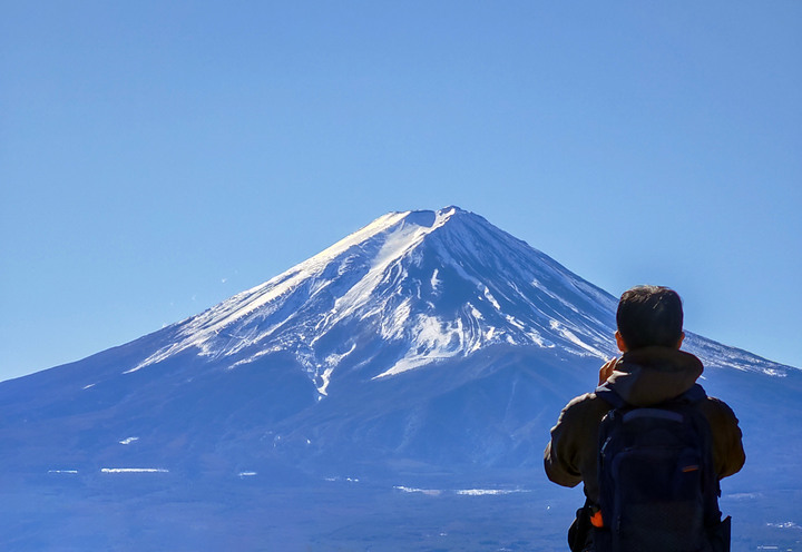 【小惡魔好玩兔U】挑望富士山的絕妙景點－富士河口湖／天空鳥居／河口淺間神社