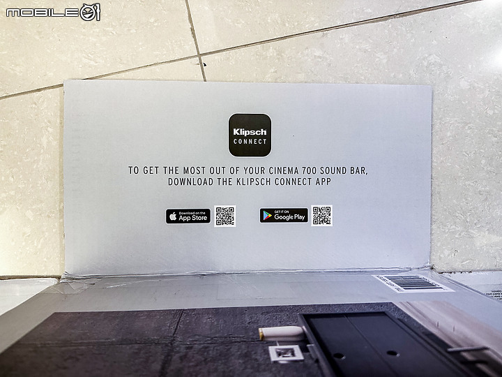 Klipsch Soundbar Cinema 700 支援Dolby Atmos聲霸 簡易開箱分享
