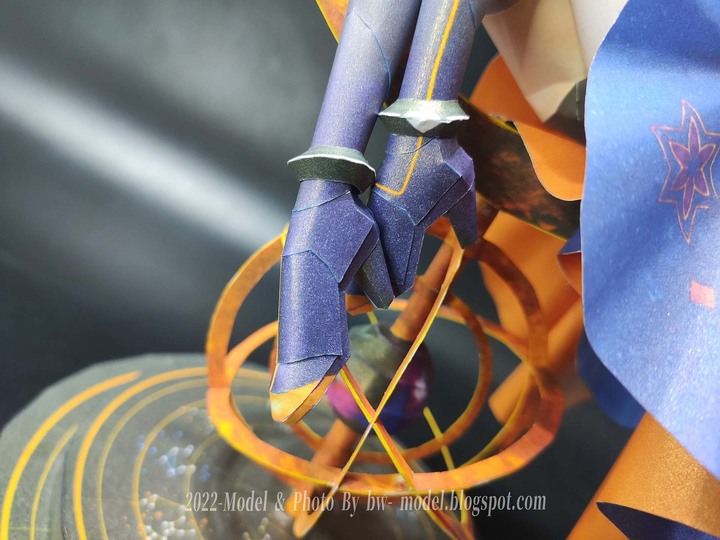 點我看大圖 VOCALOID 虛擬歌手 星塵Stardust 紙模型 製做 Paper Craft ペーパークラフト