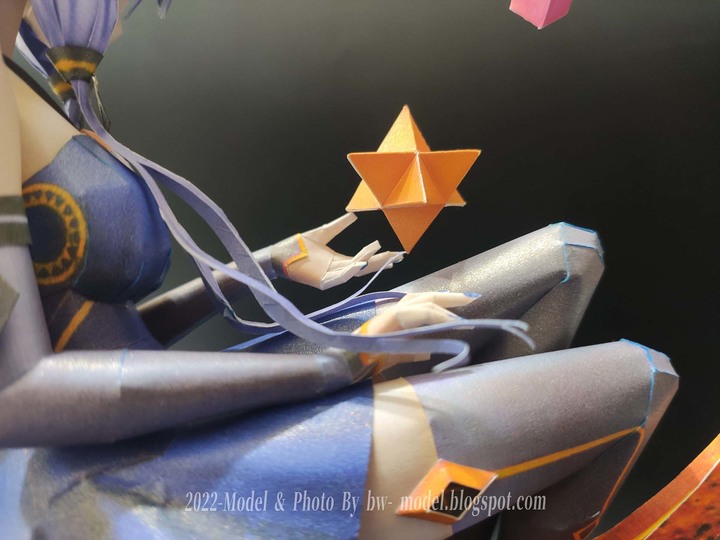 點我看大圖 VOCALOID 虛擬歌手 星塵Stardust 紙模型 製做 Paper Craft ペーパークラフト