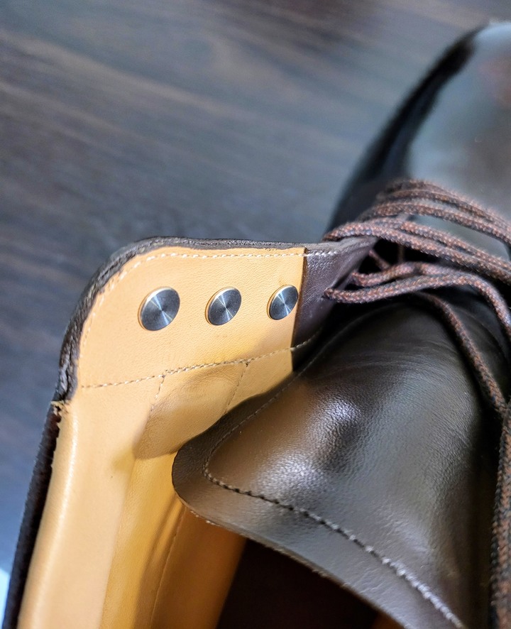 John Lobb Alder, Balmoral Derby Boots in Musuem Leather