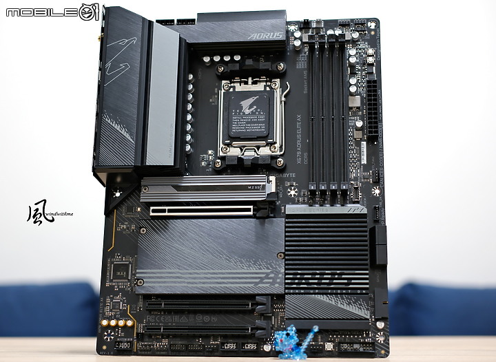 點我看大圖 AMD Ryzen 9 7950X搭載X670 AORUS ELITE AX水冷降壓實測