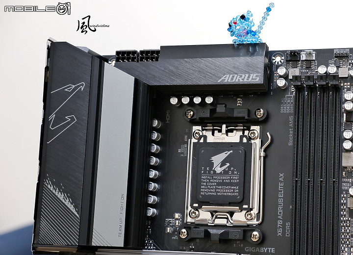 點我看大圖 AMD Ryzen 9 7950X搭載X670 AORUS ELITE AX水冷降壓實測