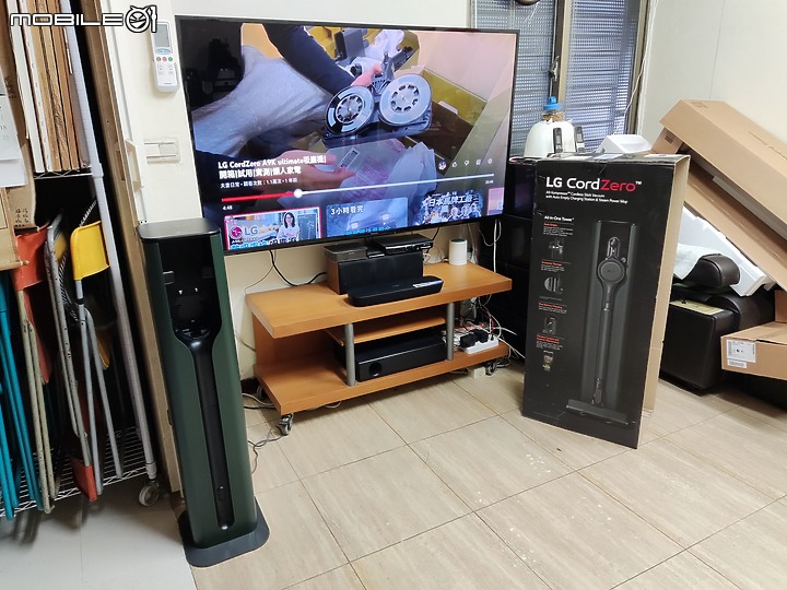 點我看大圖 【 體驗分享 】蒸於至善的智慧清掃大平台, LG CordZero A9TS WiFi 無線蒸氣濕拖吸塵器簡單試用心得!
