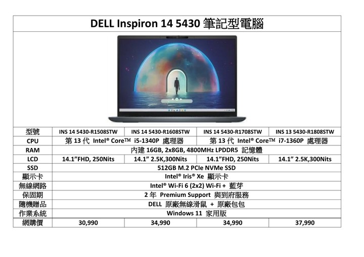 【DELL 家用筆電新機上市】DELL Insprion 13 / 14,16 及 Vostro 16 正式上市