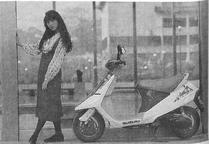 1991年機車雜誌上的攝影構圖風格