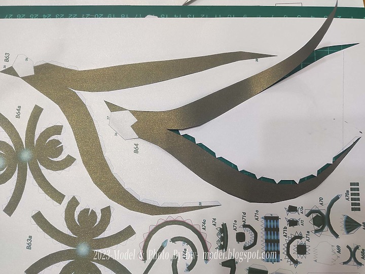 點我看大圖 VOCALOID 初音未來(魔法未來2019 Ver.) 紙模型 製作 Paper Craft ペーパークラフト