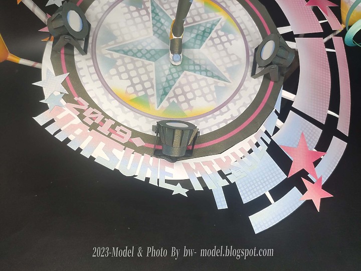 點我看大圖 VOCALOID 初音未來(魔法未來2019 Ver.) 紙模型 製作 Paper Craft ペーパークラフト
