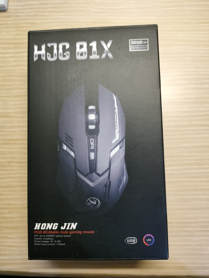 宏晉 Hongjin HXG-01X電競滑鼠🖱️使用心得分享