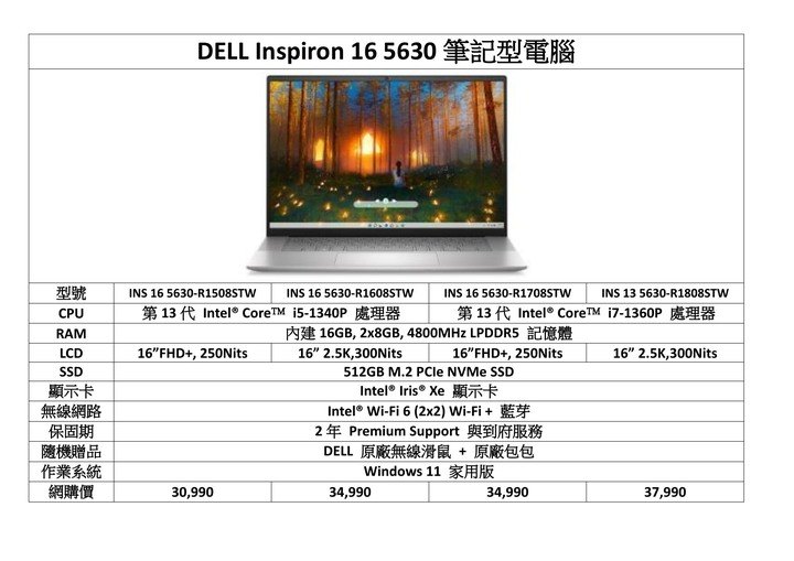 【DELL 家用筆電新機上市】DELL Insprion 13 / 14,16 及 Vostro 16 正式上市