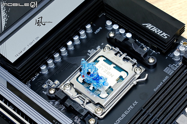 點我看大圖 AMD Ryzen 9 7950X搭載X670 AORUS ELITE AX水冷降壓實測