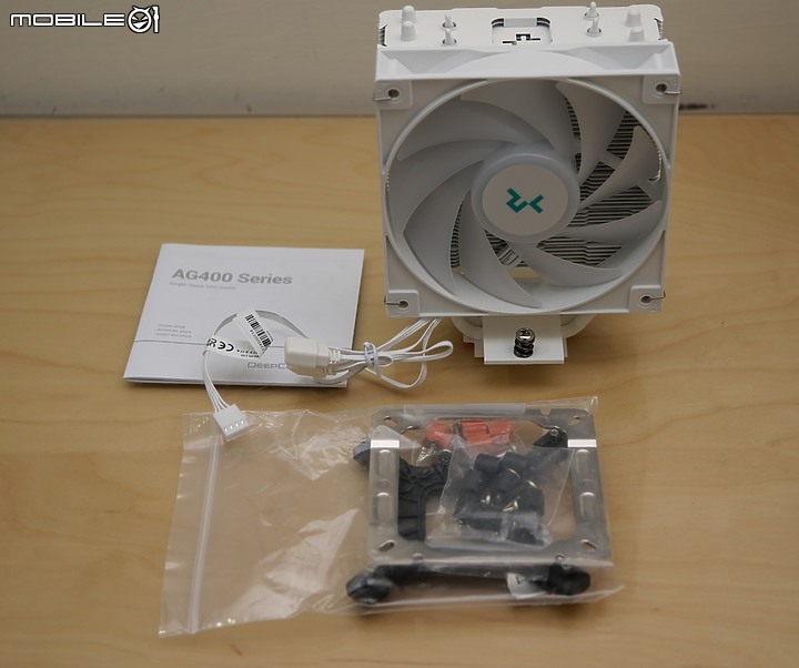 [開箱] 白色單塔 DEEPCOOL 九州風神 AG400 WHITE