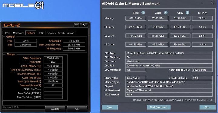 點我看大圖 蛋糕爸爸的奇幻開箱之旅(下)~高速快感黑白配 Crucial DDR5 5600 16GB*2