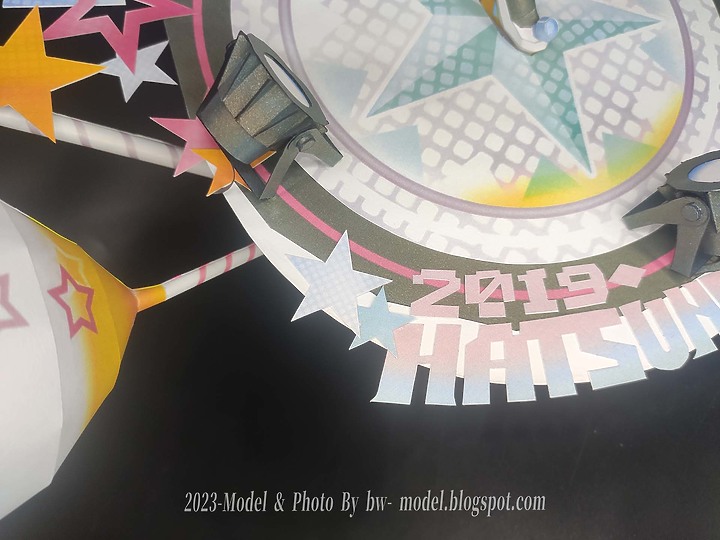 點我看大圖 VOCALOID 初音未來(魔法未來2019 Ver.) 紙模型 製作 Paper Craft ペーパークラフト